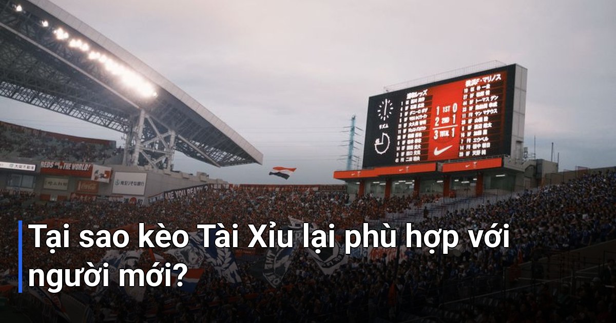 Tại sao kèo Tài Xỉu lại phù hợp với người mới?