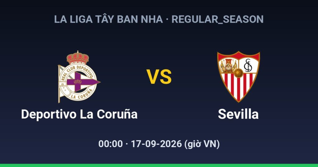 RC Deportivo La Coruña vs Sevilla FC